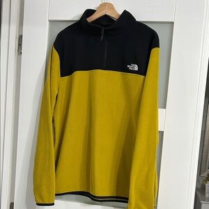 The North Face Black and Yellow Fleece Jacket